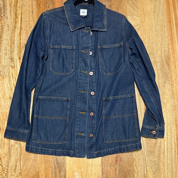 CAbi Jackets & Blazers - CAbi BARN jacket - Indigo Jean Jacket with Bronze Buttons